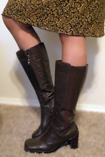 Tommy Hilfiger boots, Worthington skirt