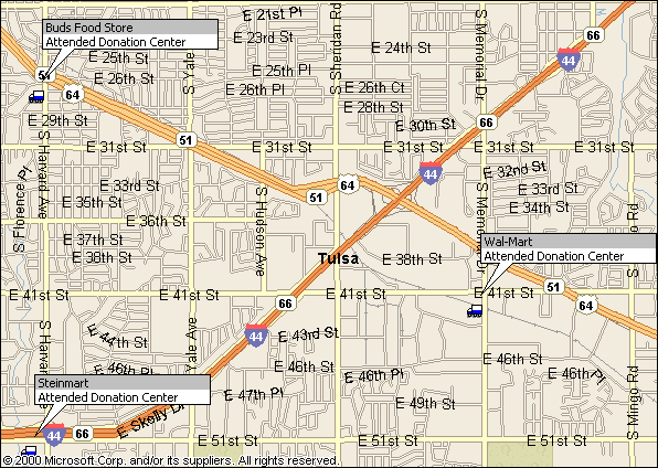 Goodwill of Tulsa - 51st & S. Harvard Map